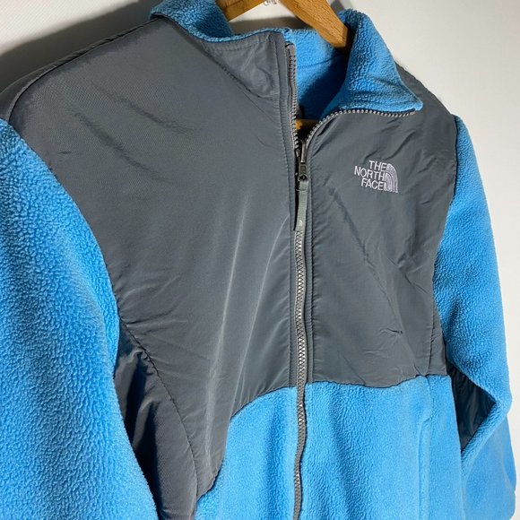 The Northface Youth Girls Jacket Denali Fleece Polartec Full Zip Blue Sz LG - Picture 3 of 15